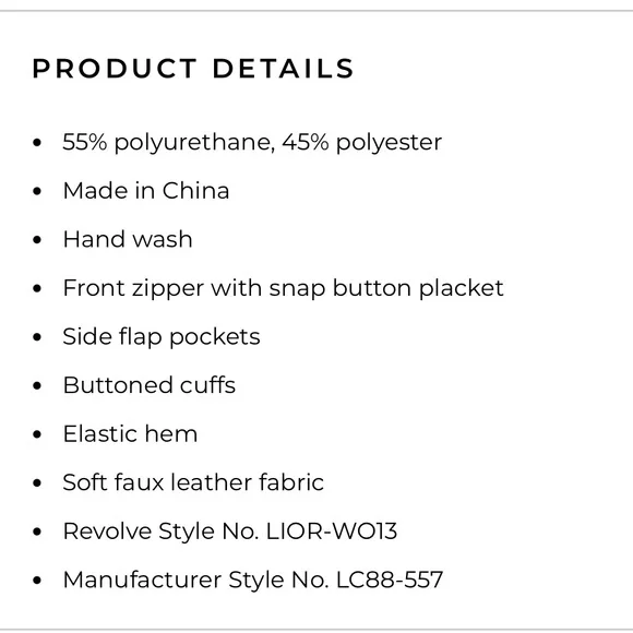 New Lioness Black Leather Bomber Jacket - Picture 6 of 7